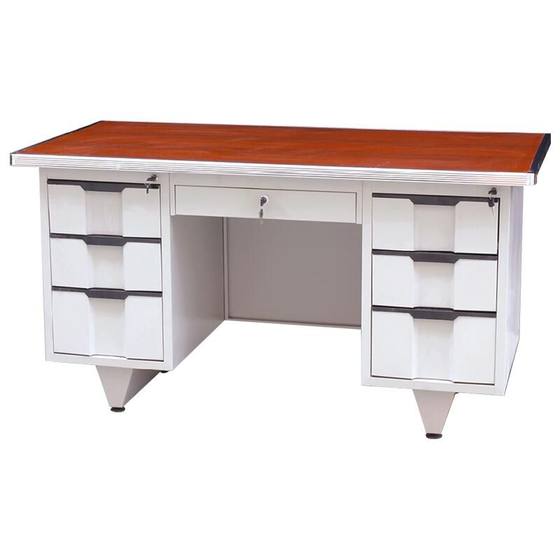 Foshan iron sheet desk, office computer desk, office desk with drawers, employee desk, thickened 1.2-meter desk Foshan iron sheet desk, office computer desk, office desk with drawers, employee desk, thickened 1.2-meter desk