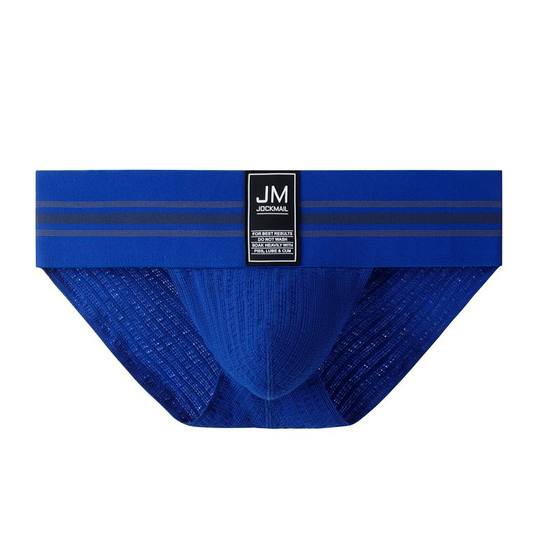 JOCKMAIL men's underwear men's ultra-wide belt high-square briefs cotton personalized sports fitness breathable JOCKMAIL men's underwear men's ultra-wide belt high-square briefs cotton personalized sports fitness breathable