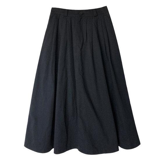 Dark Yamamoto-style skirt for women retro student niche high waist umbrella skirt pure cotton mid-length A-line work dress
Dark Yamamoto-style skirt for women retro student niche high waist umbrella skirt pure cotton mid-length A-line work dress