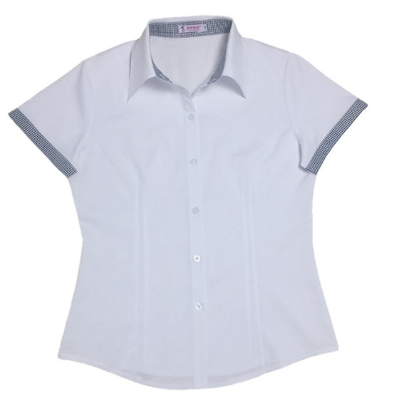 Leader color grid JK uniform big size summer anti -wrinkle clothing female professional clothes shirt short -sleeved white shirt elasticity
Leader color grid JK uniform big size summer anti -wrinkle clothing female professional clothes shirt short -sleeved white shirt elasticity