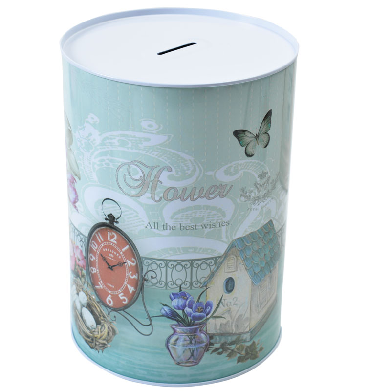 Auchan 118 大容量 豚の貯金箱 - クリエイティブな鉄製貯金箱