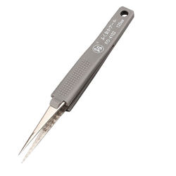 Fukuoka Tools Pointed Bird's Nest Hair Picking Tweezers with Rubber Cover Fukuoka Tools Pointed Bird's Nest Hair Picking Tweezers with Rubber Cover