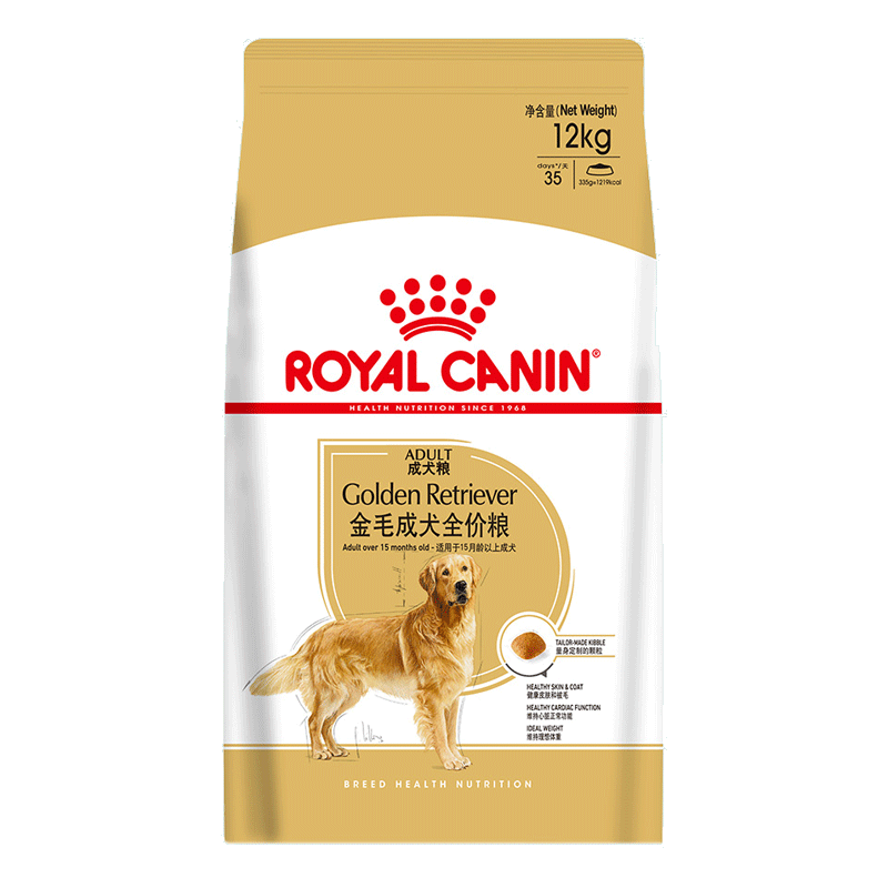 Royal dog food GR25 Golden Retriever adult dog full -price special grain 12kg old golden retriever becomes dog Mao Mao main food Royal dog food GR25 Golden Retriever adult dog full -price special grain 12kg old golden retriever becomes dog Mao Mao main food