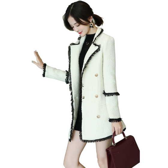 2025 autumn and winter new Korean style mid-length style trendy thick tweed contrasting wool wool coat for women
2025 autumn and winter new Korean style mid-length style trendy thick tweed contrasting wool wool coat for women
