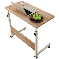 Simple style laptop lifting movable bedside table Simple style laptop lifting movable bedside table