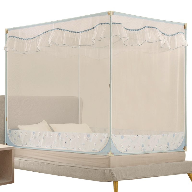 New three-door square top zipper mosquito net household bedroom bed type encrypted thickened baby children's anti-fall pattern account
New three-door square top zipper mosquito net household bedroom bed type encrypted thickened baby children's anti-fall pattern account