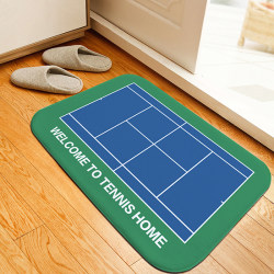 Tennis creative venue entrance living room anti-slip floor mat Tennis creative venue entrance living room anti-slip floor mat