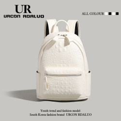 Ur Crocodile Pattern Leather Backpack for Women 2025 Summer New Student School Bag Large Capacity Commuter Travel Small Backpack Ur Crocodile Pattern Leather Backpack for Women 2025 Summer New Student School Bag Large Capacity Commuter Travel Small Backpack