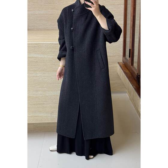 High-end, age-reducing double-sided cashmere coat for women in autumn and winter, small Korean wool mid-length woolen jacket
High-end, age-reducing double-sided cashmere coat for women in autumn and winter, small Korean wool mid-length woolen jacket