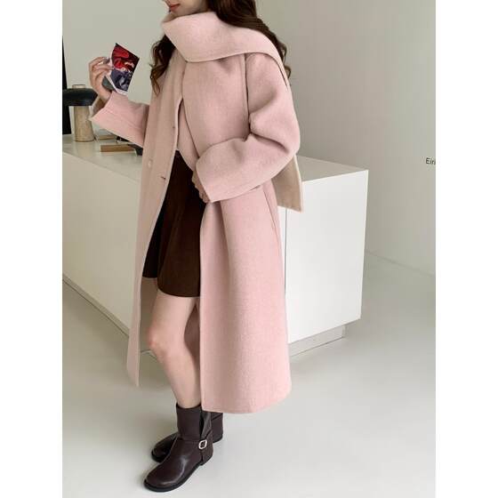 2025 new Korean double-sided cashmere coat for women's mid-length loose wool wool jacket autumn and winter high-end
2025 new Korean double-sided cashmere coat for women's mid-length loose wool wool jacket autumn and winter high-end
