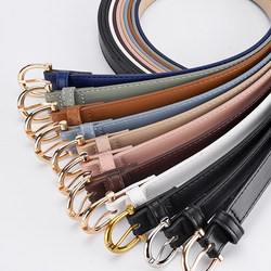 New Women's Casual Versatile Belt Korean Style Jeans Fashion High-End Thin Belt Clothing Matching Belt for Women New Women's Casual Versatile Belt Korean Style Jeans Fashion High-End Thin Belt Clothing Matching Belt for Women