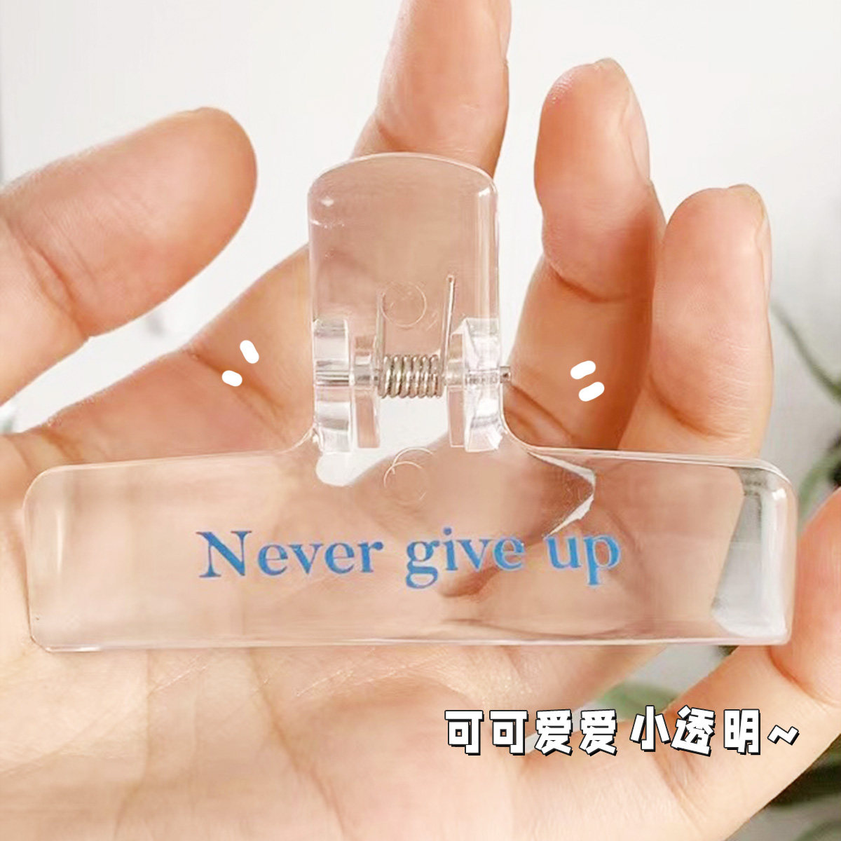 투명아크릴 수첩클립, 지폐클립, 롱테일클립, 문구류, 시험지, 메모정보, 분류 및 보관 -