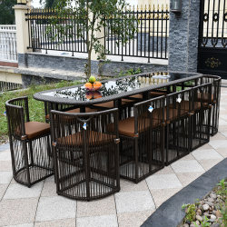 New Outdoor Patio Furniture Set, Rattan Chairs, Coffee Table, Villa Garden, Hotel, Homestay, Yard, Outdoor Dining Table and Chairs New Outdoor Patio Furniture Set, Rattan Chairs, Coffee Table, Villa Garden, Hotel, Homestay, Yard, Outdoor Dining Table and Chairs