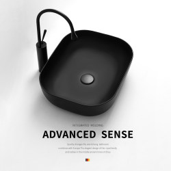 Scandinavian Countertop Basin Home Balcony Small Size Ultra-Thin Wash Basin Dark Green Black Ceramic Bathroom Wash Basin Scandinavian Countertop Basin Home Balcony Small Size Ultra-Thin Wash Basin Dark Green Black Ceramic Bathroom Wash Basin