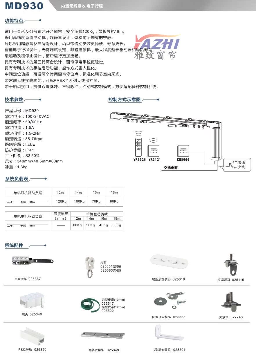 00元】正品香港raex瑞克斯电机电动开合帘电动