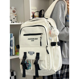 Multi-pocket work bag Japanese style Harajuku style student simple large capacity niche backpack retro travel backpack Multi-pocket work bag Japanese style Harajuku style student simple large capacity niche backpack retro travel backpack