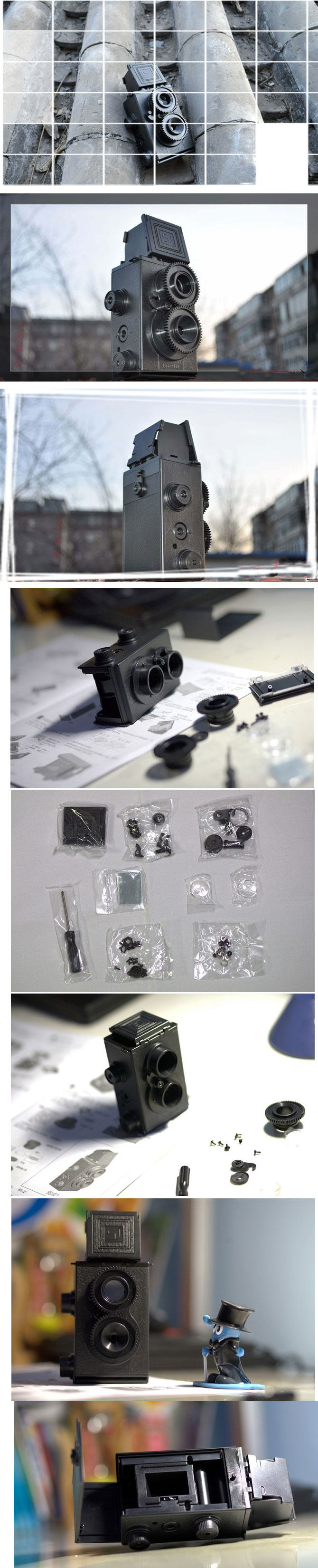 LOMO камера Взрослый наука ретро двойной обратный камеры двойной объектив камеры 135 пленки машины отправить отвертку на веревку послал крышка объектива