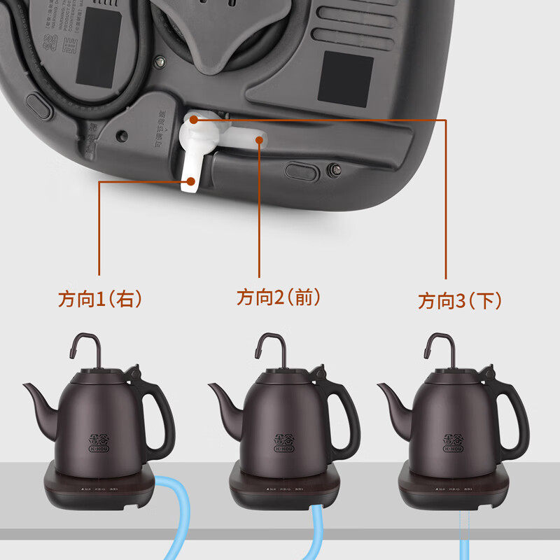 K·kou Tb009g Stainless Steel Electric Kettle - 1.2L Chinese Style