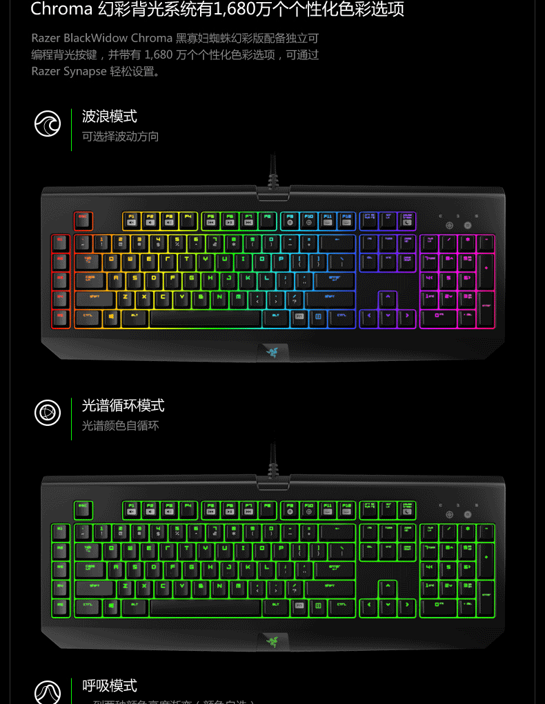 包顺丰razer雷蛇黑寡妇蜘蛛2014竞技战地4终极版背光游戏机械键盘