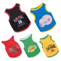 New summer pet basketball uniform vest cat dog clothes quick-drying small and medium-sized dog Teddy Bichon Bear clothing New summer pet basketball uniform vest cat dog clothes quick-drying small and medium-sized dog Teddy Bichon Bear clothing