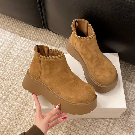 Thick-soled Birkenstock shoes women's shoes 2025 new autumn and winter soft sole plus thin velvet high heels loafer height-enhancing mules
Thick-soled Birkenstock shoes women's shoes 2025 new autumn and winter soft sole plus thin velvet high heels loafer height-enhancing mules