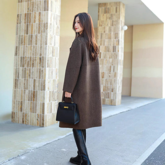 Double-sided wool coat for women mid-length 2025 autumn and winter new temperament cocoon-shaped high-end wool coat
Double-sided wool coat for women mid-length 2025 autumn and winter new temperament cocoon-shaped high-end wool coat