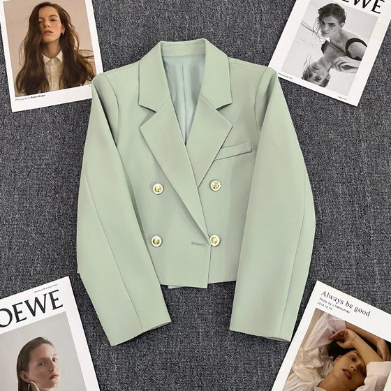 Spring and Autumn Women's Emerald Green Suit Jacket Women's Spring 2023 New Small Temperament Casual and Versatile Small Suit
Spring and Autumn Women's Emerald Green Suit Jacket Women's Spring 2023 New Small Temperament Casual and Versatile Small Suit