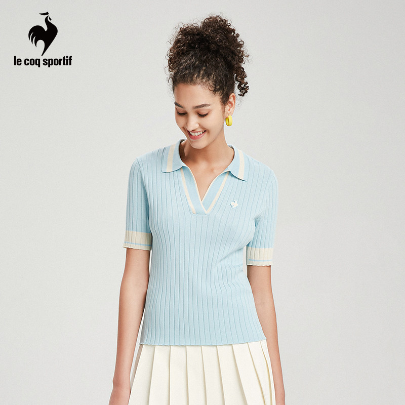 Áo Polo Nữ Lekake Chú Gà Pháp Tay Ngắn, Thoáng Mát