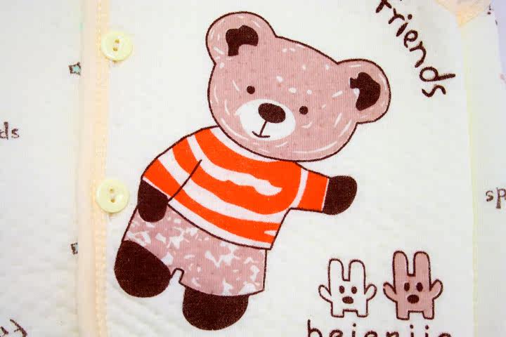 春秋冬纯棉三层保暖宝宝马甲婴儿中小儿童卡通背心马甲加厚0-4岁