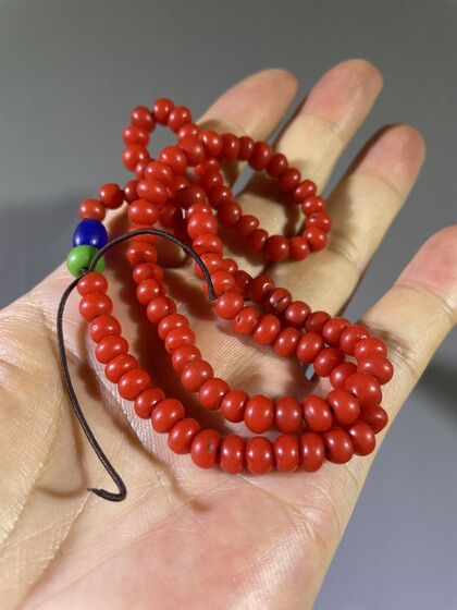 Old objects Qing Dynasty Old glass bead bracelet Bracelet
Old objects Qing Dynasty Old glass bead bracelet Bracelet