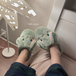 Bear Rabbit Cotton Slippers Warm and Cute Home Indoor Bear Rabbit Cotton Slippers Warm and Cute Home Indoor