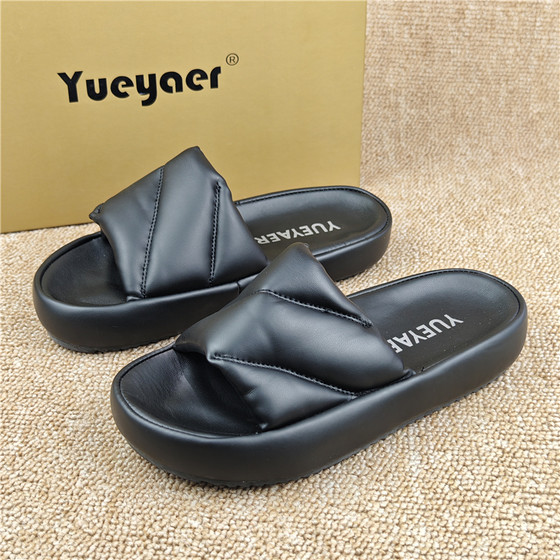 Yueyaer genuine cabinet removal and code removal processing for women's shoes, fashionable and versatile casual one-slippers, slippers, trendy
Yueyaer genuine cabinet removal and code removal processing for women's shoes, fashionable and versatile casual one-slippers, slippers, trendy