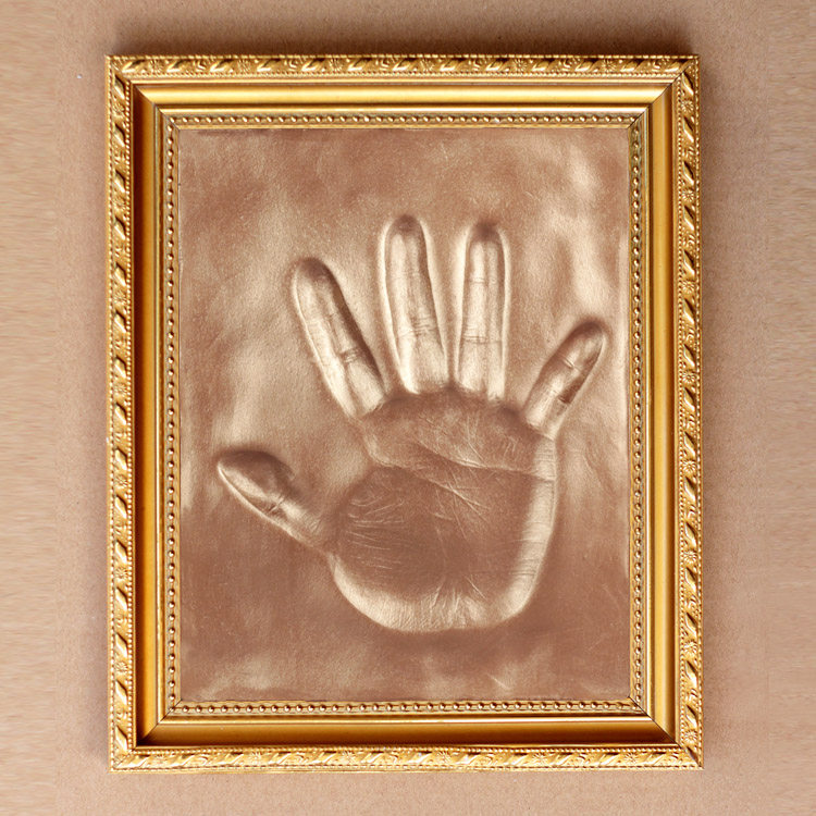 商务手印泥相框明星手足印手模庆典活动仪式公司年会纪念脚模定制