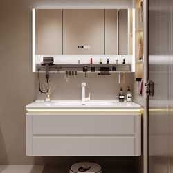 Bathroom Ceramic Integrated Basin Cabinet Storage Toilet Washbasin Sink Vanity Unit Combination Smart Bathroom Ceramic Integrated Basin Cabinet Storage Toilet Washbasin Sink Vanity Unit Combination Smart