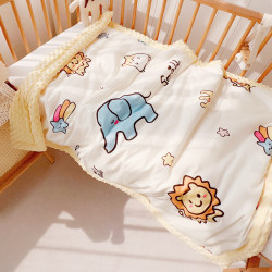 Baby Quilt Autumn and Winter Pure Cotton Kidsren's Newborn Baby Small Quilt All-Season Universal Blanket Beanie Velvet Quilt Baby Quilt Autumn and Winter Pure Cotton Kidsren's Newborn Baby Small Quilt All-Season Universal Blanket Beanie Velvet Quilt