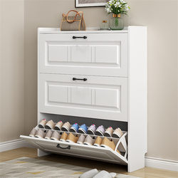 Shoe Cabinet for Home Entrance Storage, Ultra-Thin 17cm Flip-Top, Economical, Space-Saving, White, Simple and Modern Shoe Rack for Entryway Shoe Cabinet for Home Entrance Storage, Ultra-Thin 17cm Flip-Top, Economical, Space-Saving, White, Simple and Modern Shoe Rack for Entryway