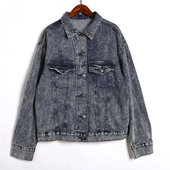 2025 retro wash denim high street punk jacket Hong Kong style jacket personality classic trend casual short jacket 2025 retro wash denim high street punk jacket Hong Kong style jacket personality classic trend casual short jacket
