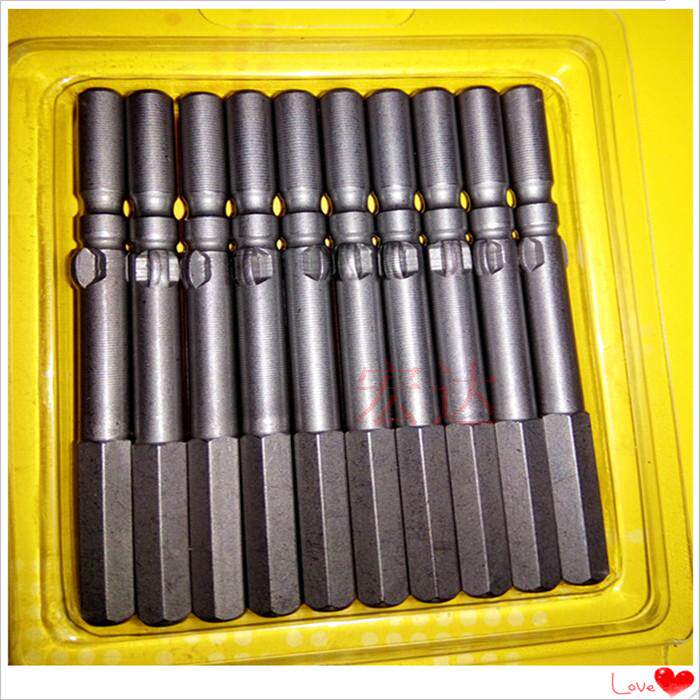 S2 합금강 801 전기 배치 육각 전기 드라이버 전기 드릴 육각 비트 5CM 핸들 무료 배송-