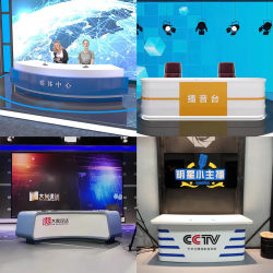 Children's Announcement Table Studio Live Broadcast Director Station Children's Announcement Table Studio Live Broadcast Director Station