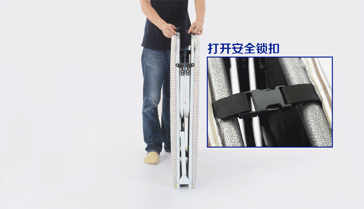 包邮豪华加固折叠床单人床午休床简易办公室午睡木板海绵床