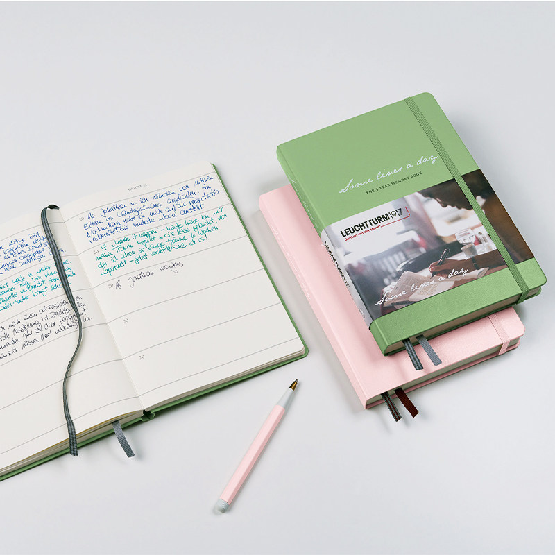 독일 LEUCHTTURM1917 등대 노트 5년 5년 시간 일기 수입 A5 핸드북-