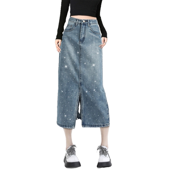 Onemore long skirt straight skirt wild skirt
 Onemore long skirt straight skirt wild skirt