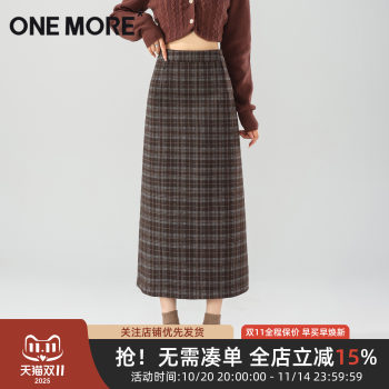 onemore autumn and winter plaid skirt 
onemore autumn and winter plaid skirt