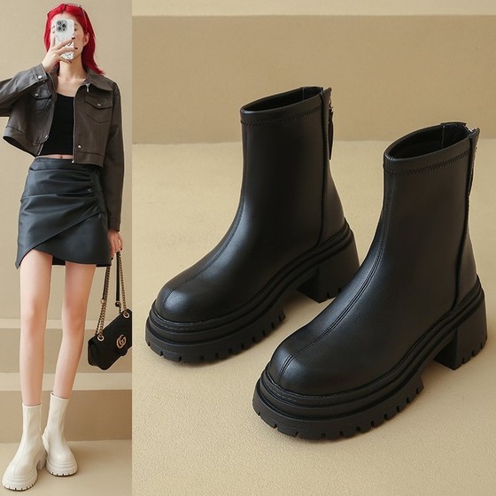 2025 autumn and winter new British fashion boots simple plush short boots thick sole heightened Martin boots thin boots low tube
2025 autumn and winter new British fashion boots simple plush short boots thick sole heightened Martin boots thin boots low tube