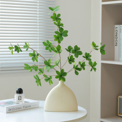 Fake Flowers of Horsewood and Bellflower, Artificial Green Plants for Decoration, Living Room, Home Dining Table, Ceramic Vase, Coffee Table Ornaments Fake Flowers of Horsewood and Bellflower, Artificial Green Plants for Decoration, Living Room, Home Dining Table, Ceramic Vase, Coffee Table Ornaments