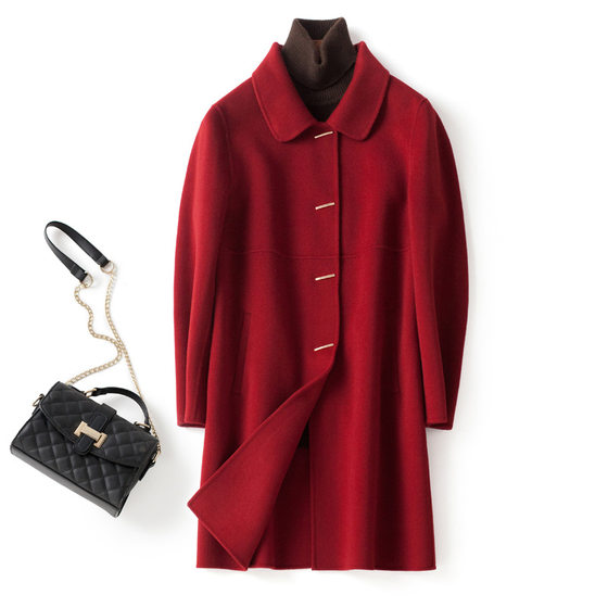 Official website genuine double-sided cashmere coat for women mid-length 2025 autumn and winter new small slim mother's clothing
Official website genuine double-sided cashmere coat for women mid-length 2025 autumn and winter new small slim mother's clothing