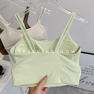 Integrated sports underwear for women in summer running shock-proof gathering beauty back bra yoga suspender vest body suit 
Integrated sports underwear for women in summer running shock-proof gathering beauty back bra yoga suspender vest body suit