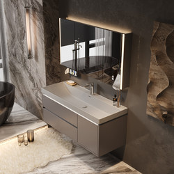 Antiao Bathroom Modern Minimalist Gilt Stone All-in-One Basin Bathroom Cabinet Combination Toilet Wash Washing Table Wash Basin Antiao Bathroom Modern Minimalist Gilt Stone All-in-One Basin Bathroom Cabinet Combination Toilet Wash Washing Table Wash Basin