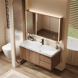 Anzhu Bathroom Antique Style Ocean Ceramic Integrated Basin Bathroom Cabinet Combination Bathroom Hand Wash Basin Washbasin Anzhu Bathroom Antique Style Ocean Ceramic Integrated Basin Bathroom Cabinet Combination Bathroom Hand Wash Basin Washbasin