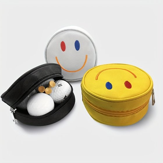 Korean golf supplies golf bag smiling golf cover portable zipper GOLF waist hanging accessories bag
Korean golf supplies golf bag smiling golf cover portable zipper GOLF waist hanging accessories bag